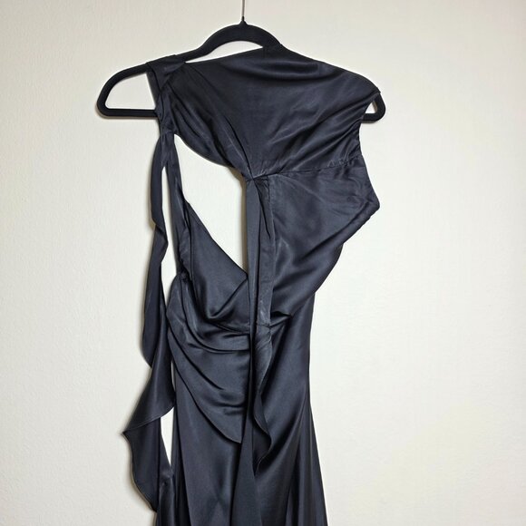 Shona Joy Agnes Draped Ruffle Maxi Dress Size 6 MSRP $360 - Picture 9 of 14